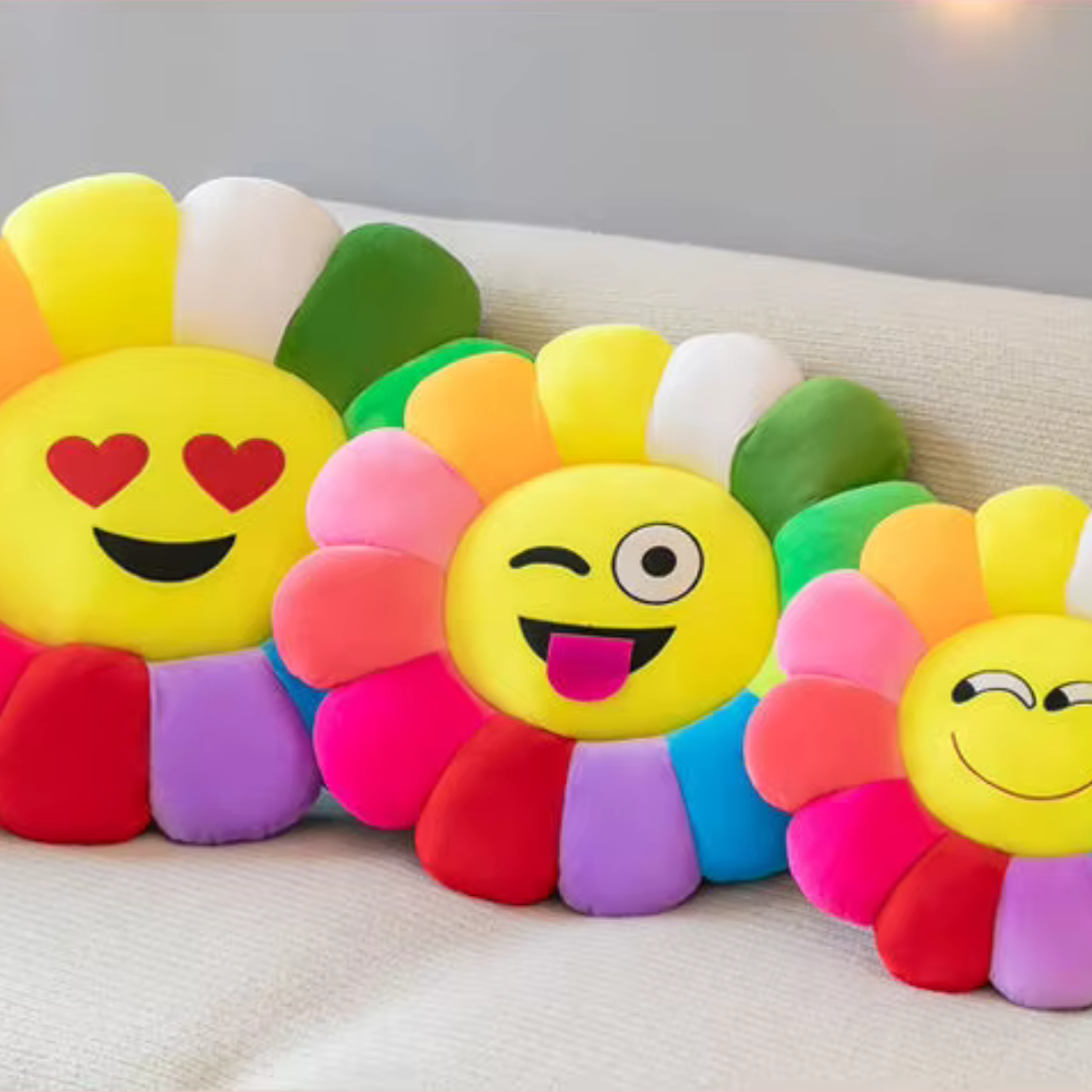Cheeky Smiley Sunflower Plushie